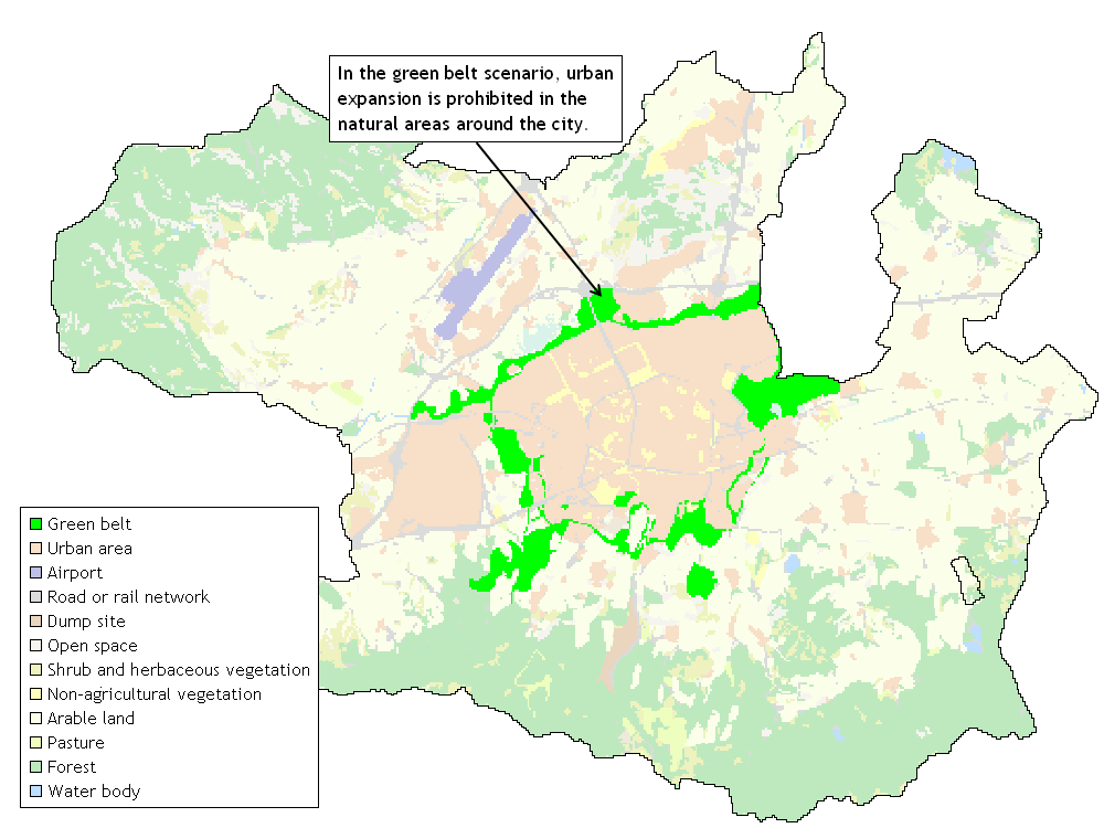 A green belt around the city